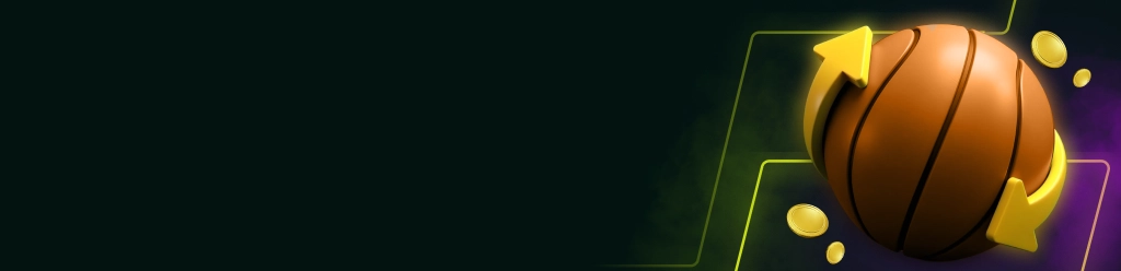 SpinBetter sports reload bonus banner with basketball and refresh arrows